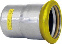 Raccord à sertir gaz inox bouchon de fermeture