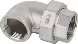 Raccord coudé (F/F) Etanchéité conique V4A