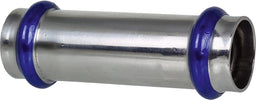 Manchon coulissant à sertir inox contour V