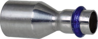 Mamelon réducteur à sertir inox contour V