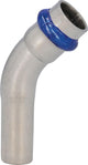 Coude à emboîtement à sertir inox contour M