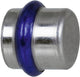 Bouchon à sertir inox contour V