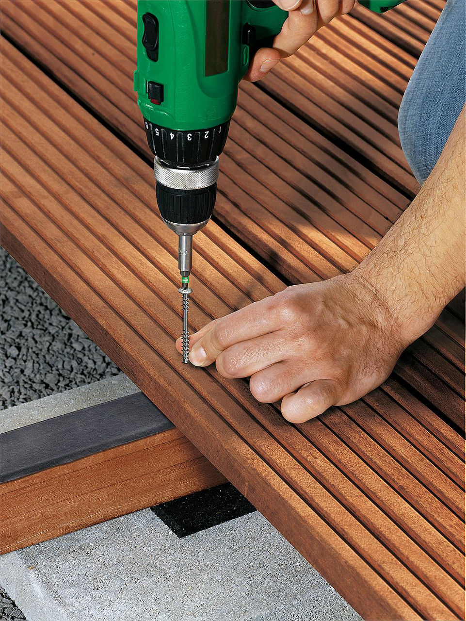 Vis de terrasse bois SPAX inox A2, filetage de fixation, tête bombée