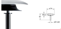 Plan coté – Bouchon UP&Down Tappaguasti Ø 74 mm